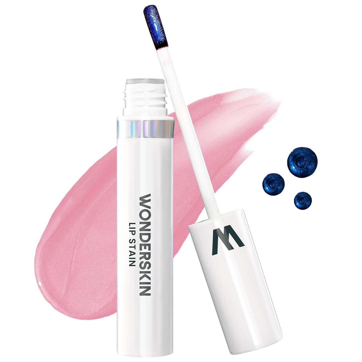 Wonderskin Wonder Blading Lip Stain Masque - Long-Lasting, Waterproof Pink Tint | Matte Finish Peel-Off Makeup