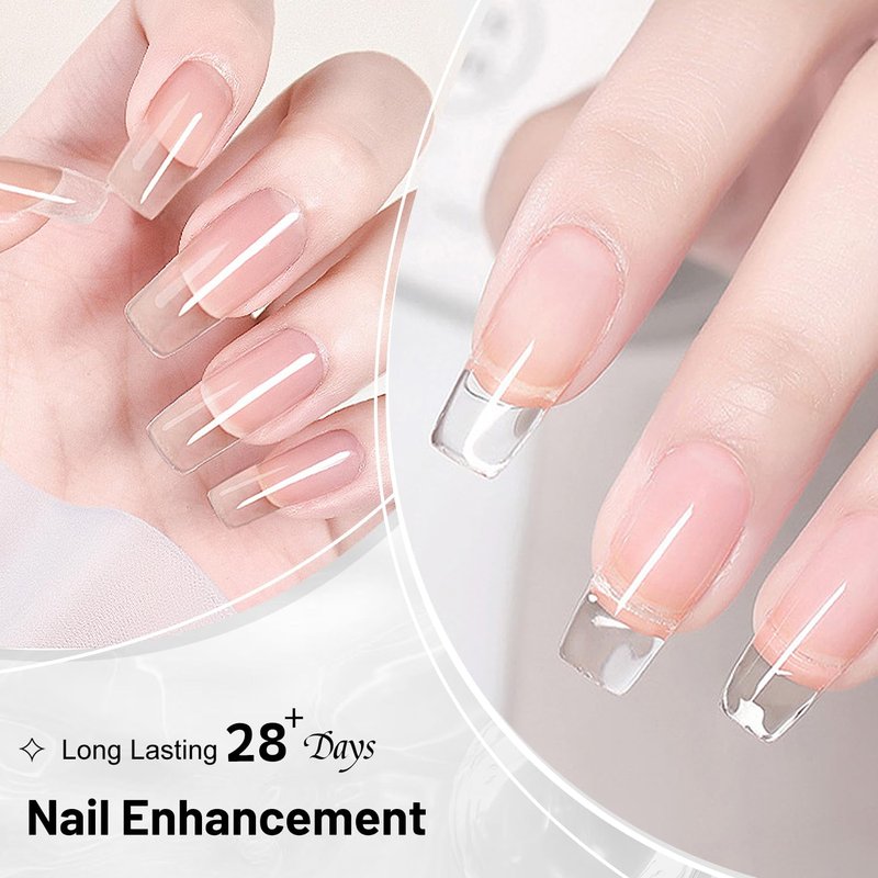 JODSONE 10ml Builder Gel for Nails - Clear Thickening Solution for Nail Extensions | Long-Lasting DIY Art