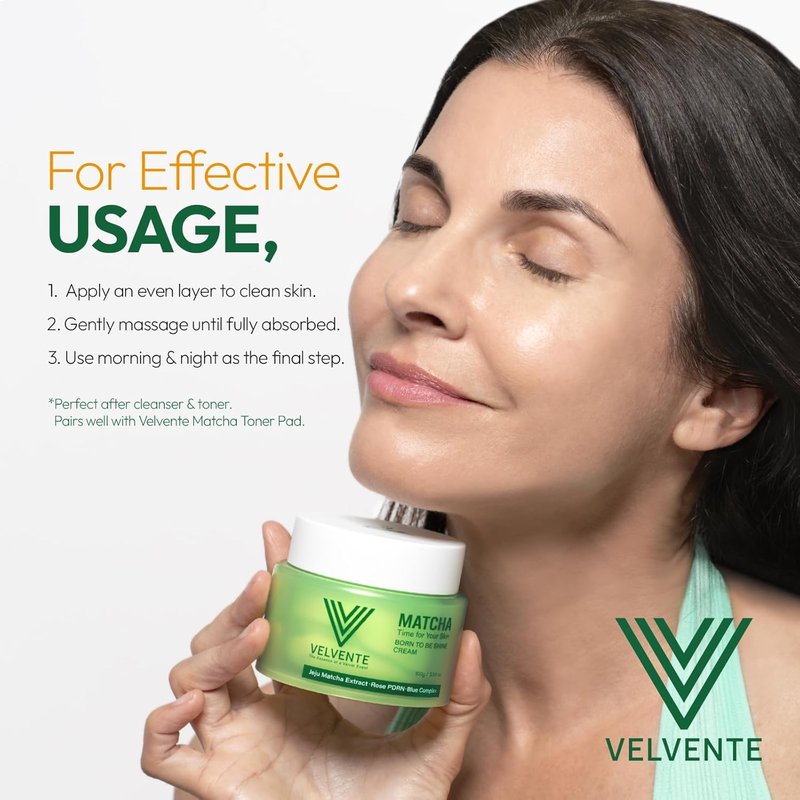 Skiennix Matcha Facial Moisturizer - Hydrating Rose PDRN Cream for Anti-Aging & Radiance | 3.53 oz