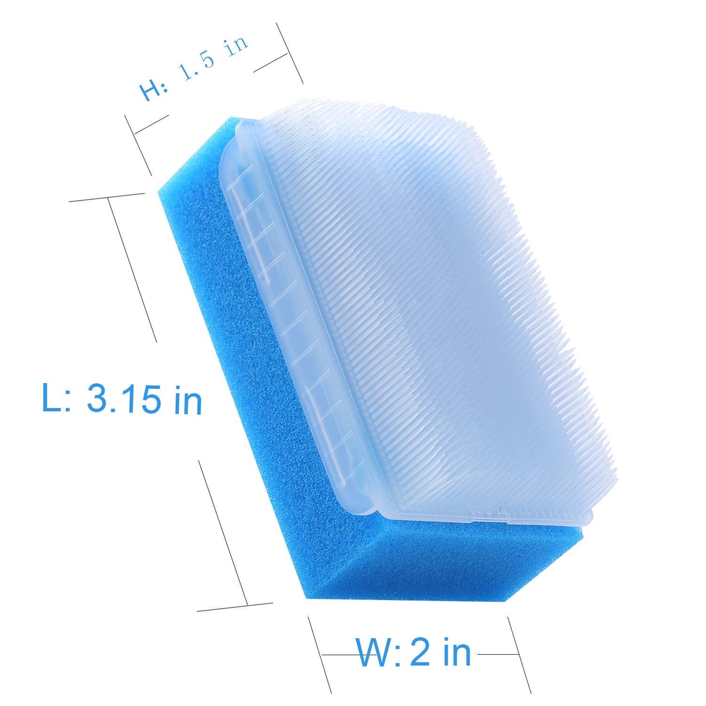 （6 PCS Baby Bath Time Sponge Brush- Body, Hair, and Scalp Cleaning - Gentle on Infant, Toddler Sensitive Skin - Great Sensory Feel.