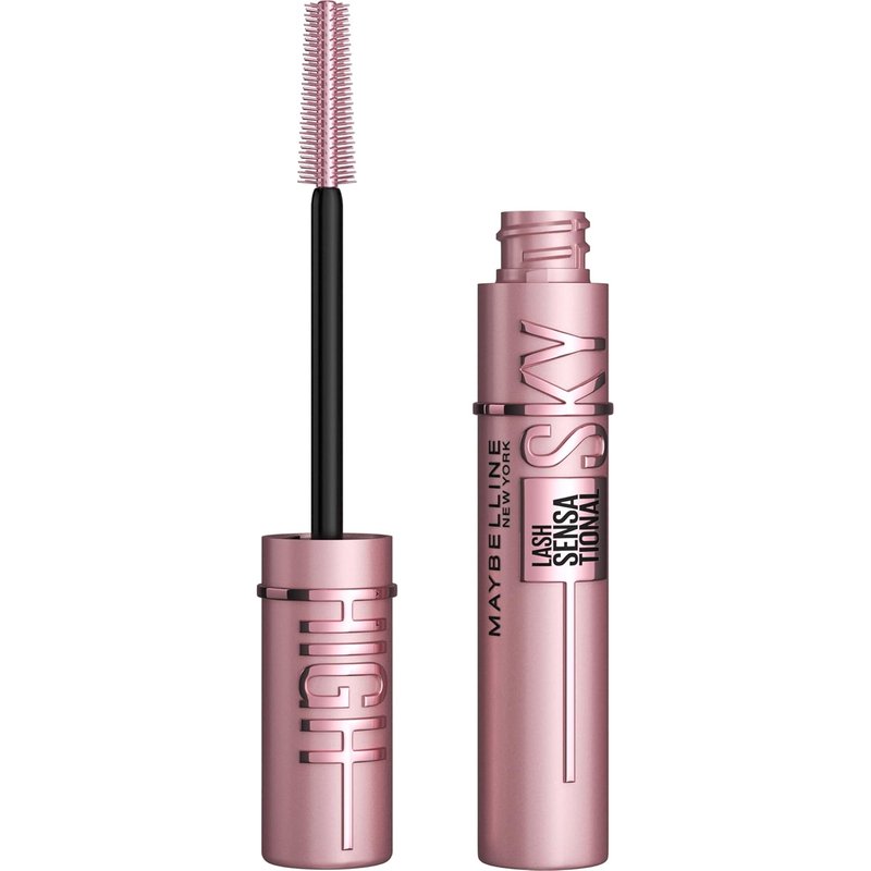 Maybelline Lash Sensational Sky High Mascara - Volumizing & Lengthening Formula, Very Black, 1 Count