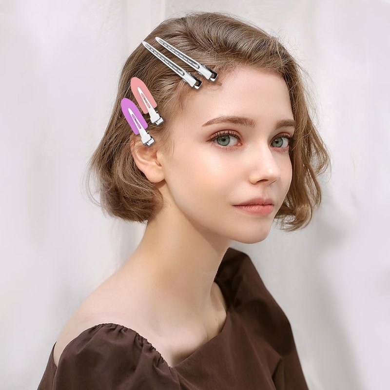 Metal Alligator Hair Clips - 30PCS Heavy Duty Duck Bill Styling Pins for Women | DIY Bows & Home Use