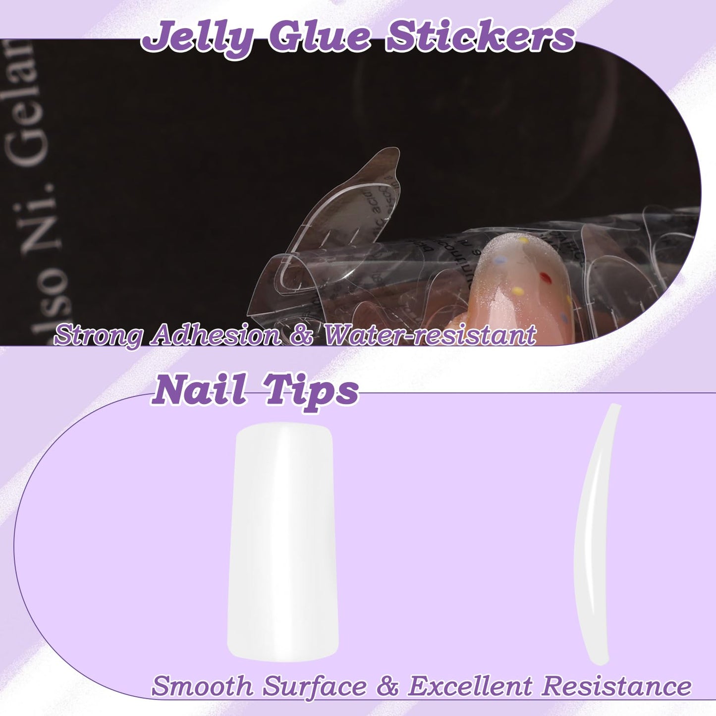 Zhaoyao Practice Hand for Acrylic Nails, Nail Practice Hand with 100 Pcs Nail Tips 120 Pcs Double-side Jelly Glue Stickers Bendable Fake Hand Mannequin Hand for Nail Practice Manicure Beginners