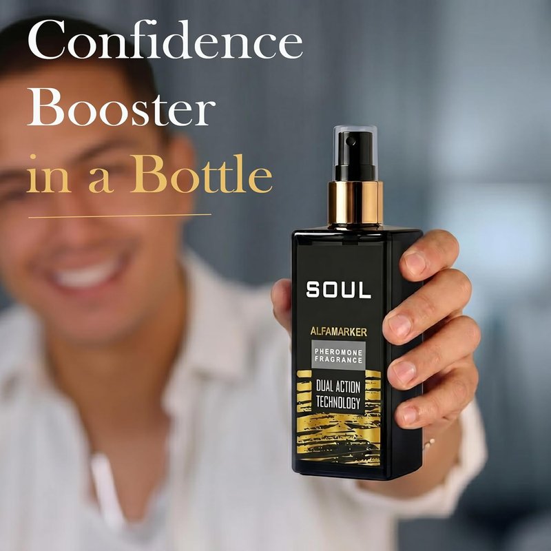 Pheromone Cologne for Men - Citrus Woody Spicy Scent | 4fl.oz Long-Lasting Body Spray