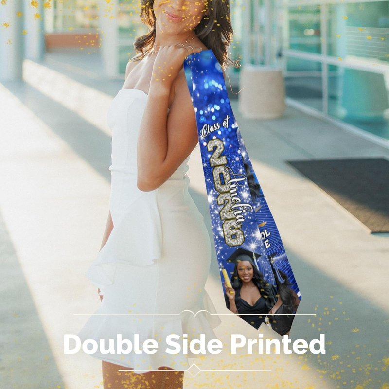 Coifrok Personalized Graduation Stole Class of 2026 Custom Graduation Sash Graduation Stoles Customize Photo 72''