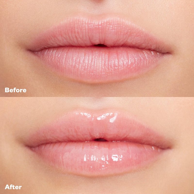 Kosas Wet Lip Oil Gloss - Hydrating Lip Plumping Treatment with Hyaluronic Acid & Peptides, Non-Sticky Finish (Jellyfish)