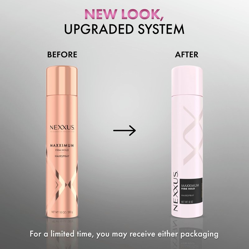 Nexxus Styling Spray Maxximum Finish Firm Hold Hairspray Powered by STYLEPROTECT Technology 10 oz