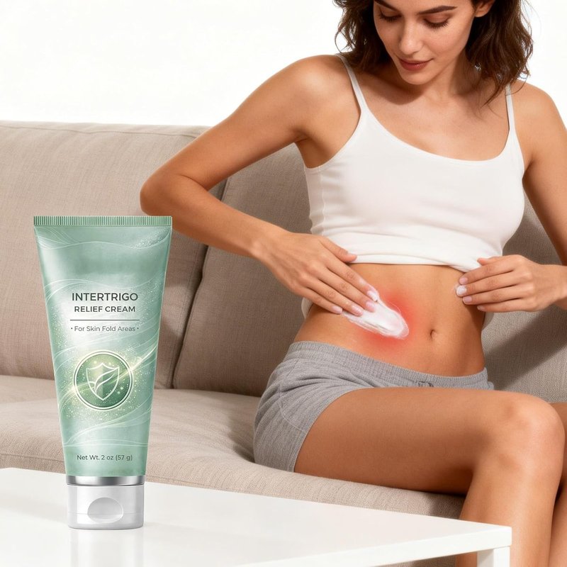 Intertrigo Cream by [Brand Name] - Soothing Skin Fold Care & Chafing Support | Fast-Drying, Non-Greasy Formula (2 oz, Pack of 2)