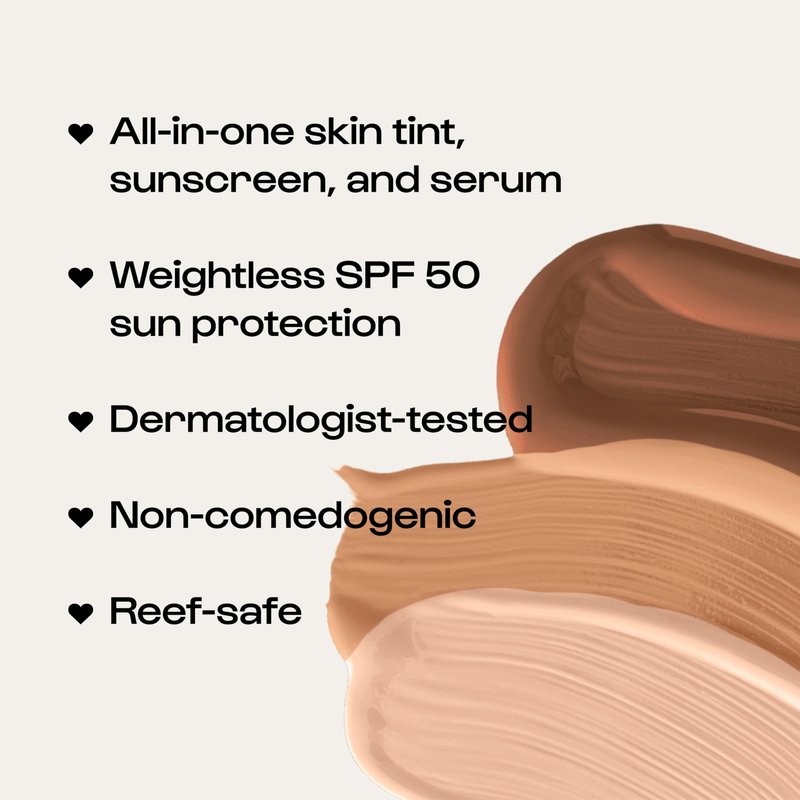 Alleyoop Sunsational Tinted Moisturizer SPF 50 for Face Broad Spectrum – 100% Mineral Face Sunscreen with Jojoba, Hydrating & Soothing Tinted Sunscreen, Vegan & Cruelty-Free (Beam)