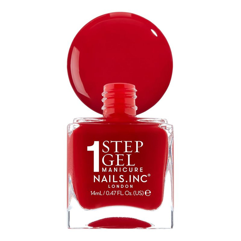 Nails Inc. Gel-Like Nail Polish - 4-in-1 Base Coat, Treatment & Top Coat | Long-Lasting, Glossy Finish, 0.47 Fl Oz