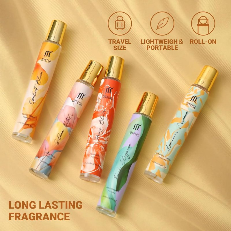 Long Lasting Women's Perfume - Gourmand Oriental Fragrance | 0.33 fl. oz. Roll-On Eau de Parfum