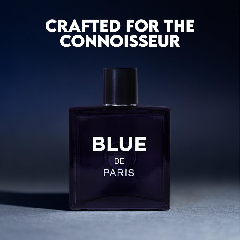 A CENTER Men's Cologne Gift Set 4 x 3.4 FL oz|Luxury perfume with Premium Presentation Box|Perfect Valentine's Day Gift for Him|Long Lasting Fragrance(MForM&BlueDe&KING D&GuiltBlack)