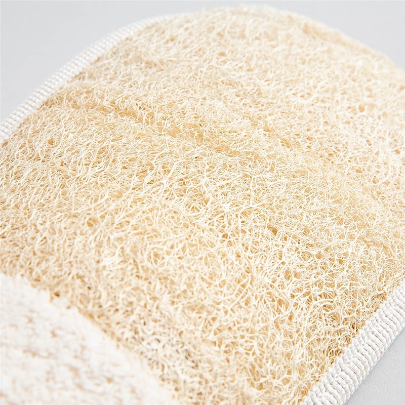 European M6 Loofah Exfoliating Body Scrubber Mitt – Dual-Sided Natural Egyptian Luffa Glove for Shower & Bath | Large Size Organic Loofah Sponge for Deep Body Cleansing | for Women & Men (3 Count)