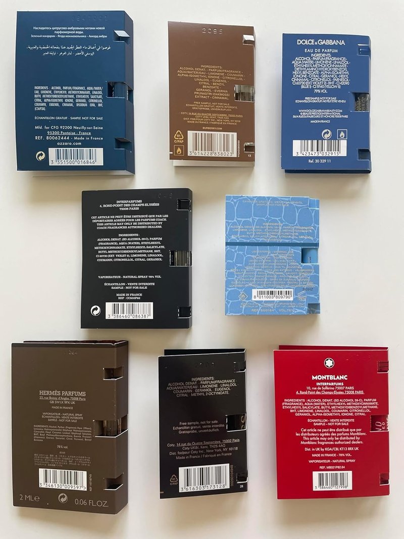 Infinite Scents Cologne Samples for Men - 12 Designer Fragrance Brands