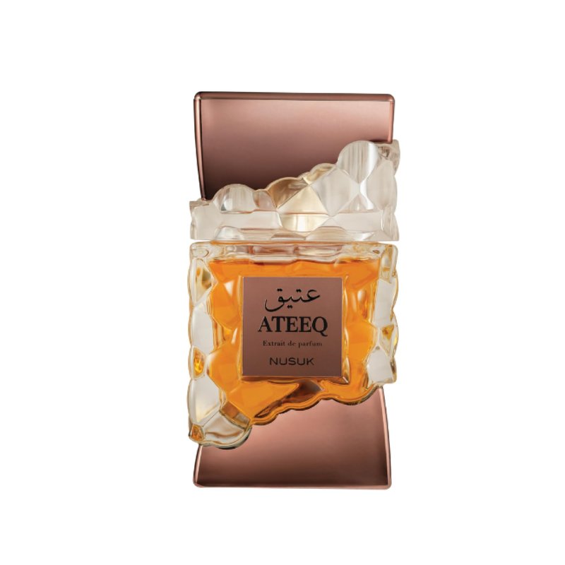 Nusuk Ateeq Perfume for Men - Long Lasting Extrait De Parfum Citrus, Spice & Woody Notes Bold Masculine Luxury Fragrance 100ml