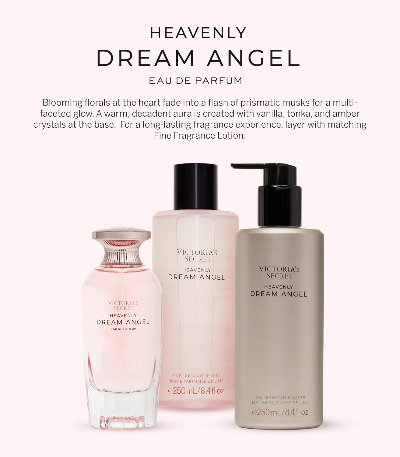 Victoria's Secret Heavenly Dream Angels Eau de Parfum - Prismatic Musk & Raspberry Nectar | 1.7 oz Women's Fragrance