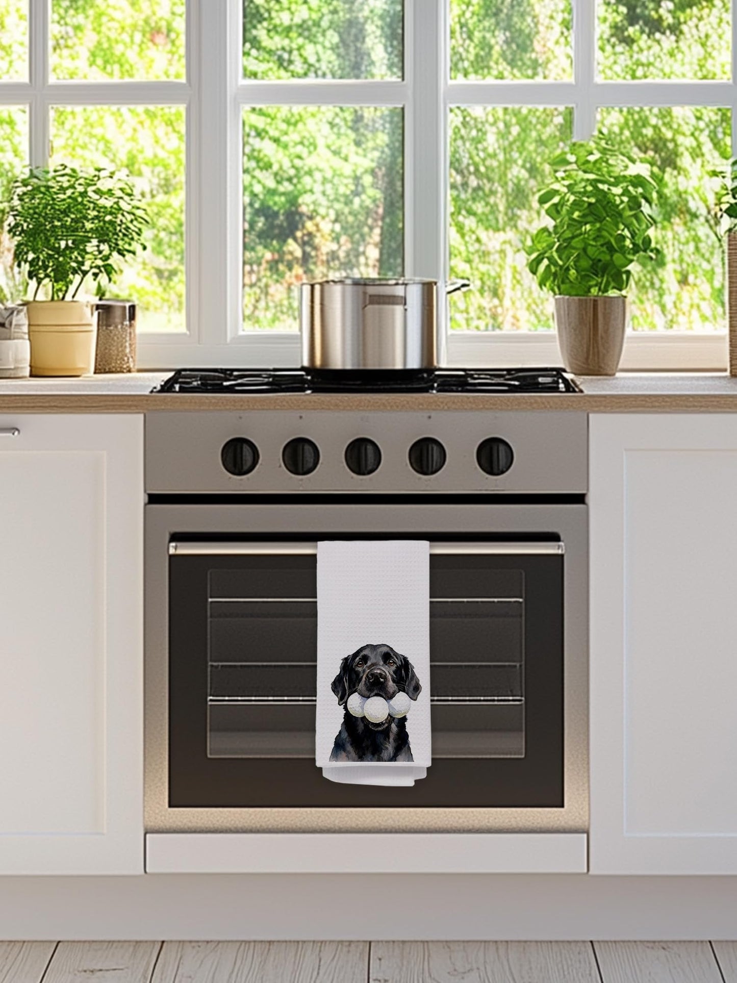 BitKan Funny Golf Black Labrador Retriever Kitchen Towels, Black Lab Gifts Hand Towels for Bathroom Kitchen, Gifts for Golfers Dog Lovers Decorative Dish Tea Towel Dishcloth, 16x24 Inch-626