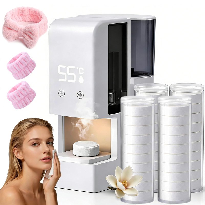 2026 New Hot Towel Dispenser, Automatic Hot Towel Warmer Machine with 5-Second Fast Heating, 55°C Constant Temperature Face Towel Heater for Spa, Salon, Facial, Bathroom