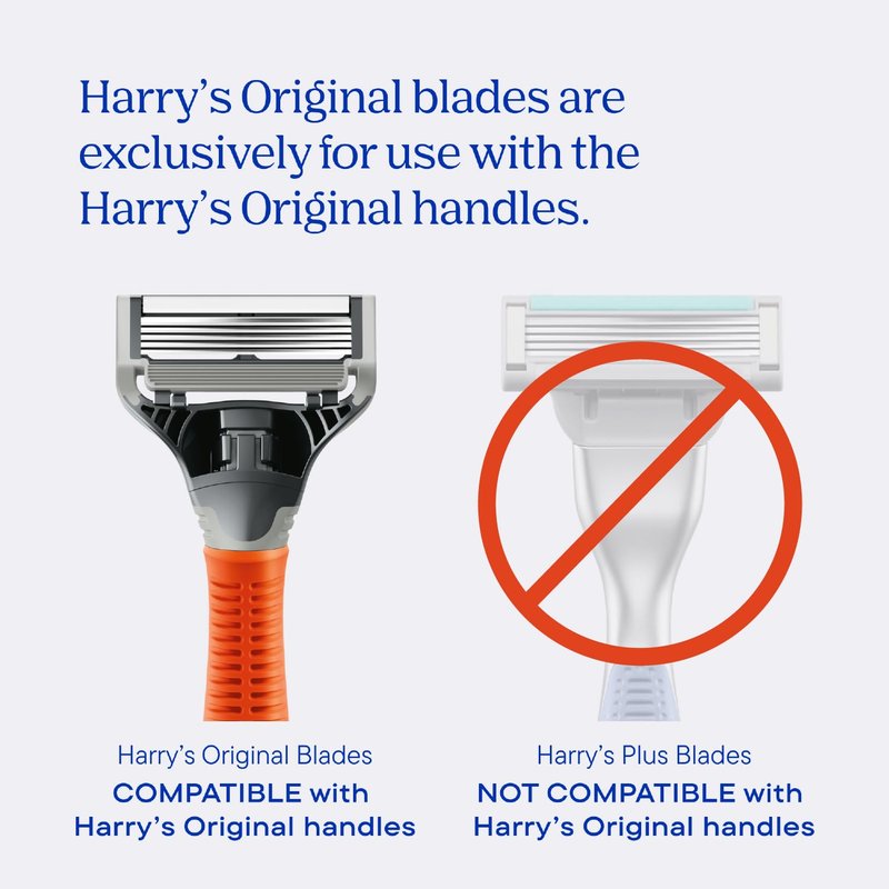 Harry's Razor Blades for Men - Premium German Engineered Refill Cartridges - 14 Count