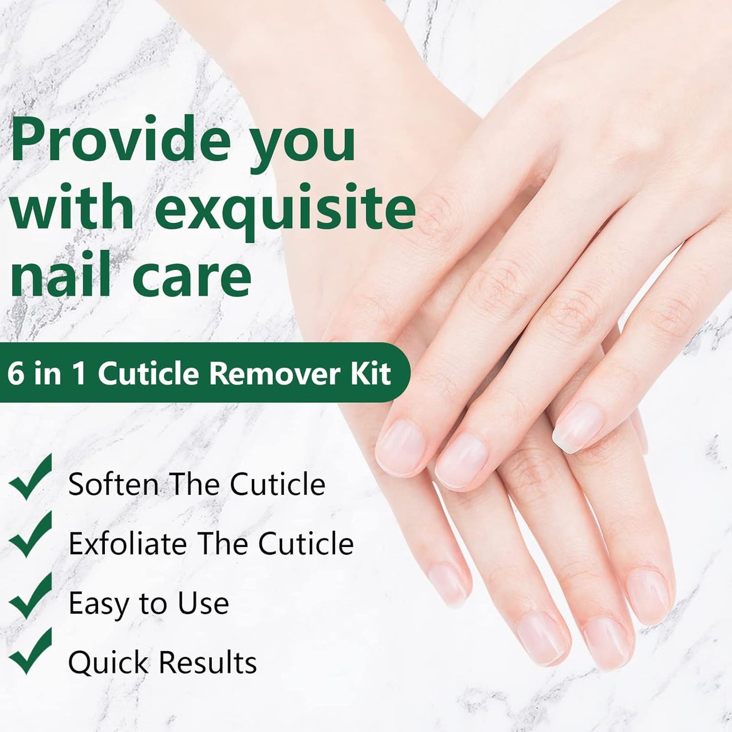 XIFEPFR Cuticle Remover Kit - Moisturizing Cream & Oil Pen with Trimmer, Pusher & Cotton Pads | Perfect Gift for Women
