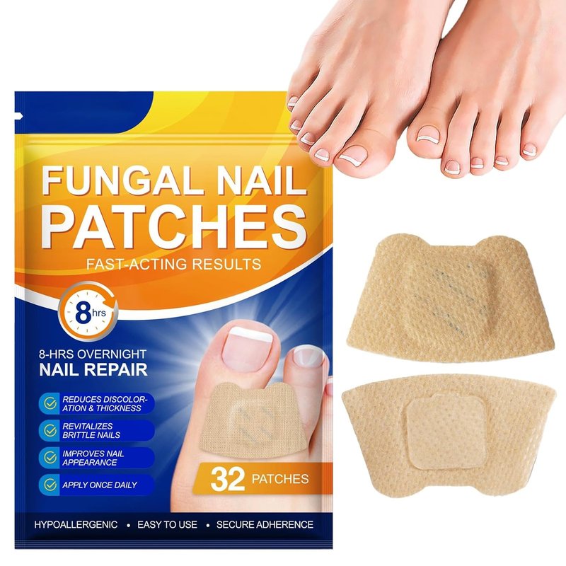 Skiennix Fungal Nail Patches - Extra Strength Toenail Fungus Treatment for Men & Women | 32 Pcs