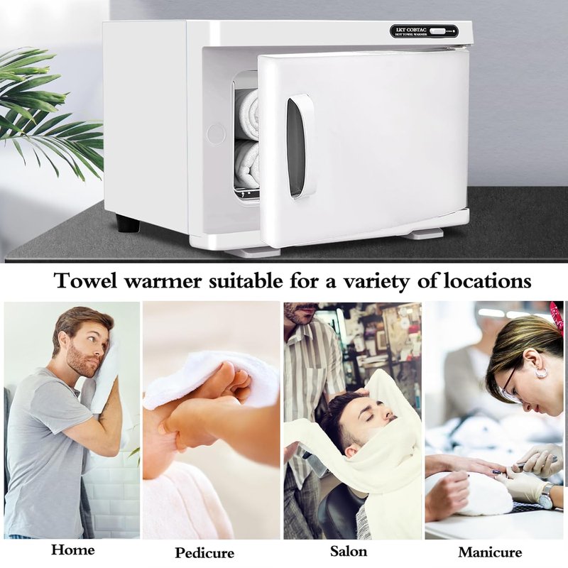 Skiennix Hot Towel Warmer - 8L Medium Capacity Heater for Spa, Salon & Home Use