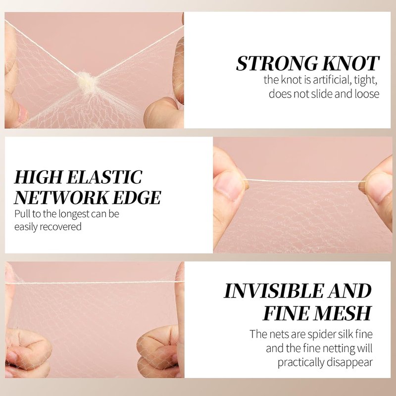 Hair Bun Maker Kit - 4 Medium Size Donut Bun Tools with 10 Invisible Hair Nets & 10 Bobby Pins | Beige