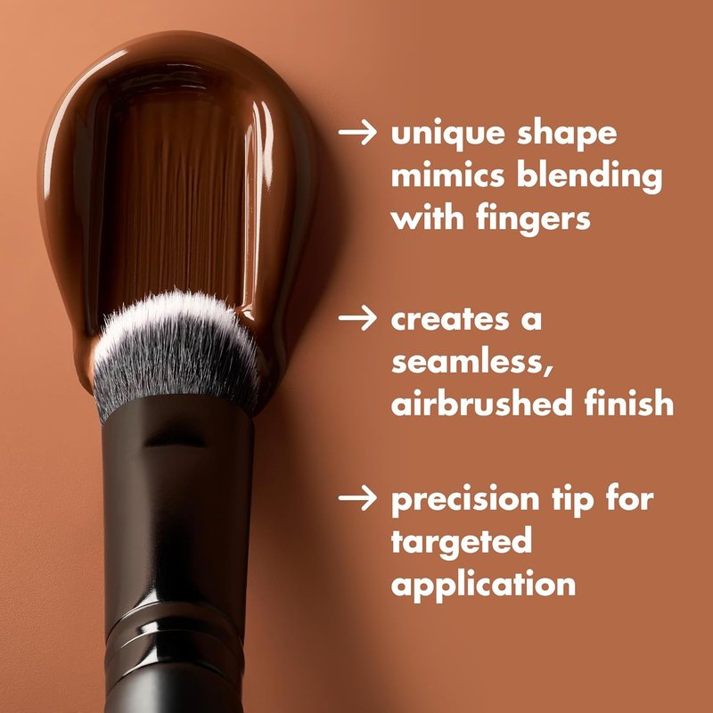 e.l.f. Tap & Blend Concealer Brush - Precision Tip for Blemish Coverage | Vegan & Cruelty-Free