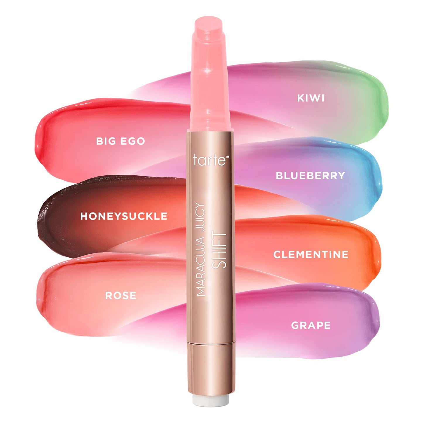 tarte maracuja juicy lip shift – Hydrating & Volumizing Lip Plumper Gloss Balm, Hyaluronic Acid, pH-Powered Plumping Lipgloss, High Shine Finish, Vegan & Cruelty-Free, full size, grape