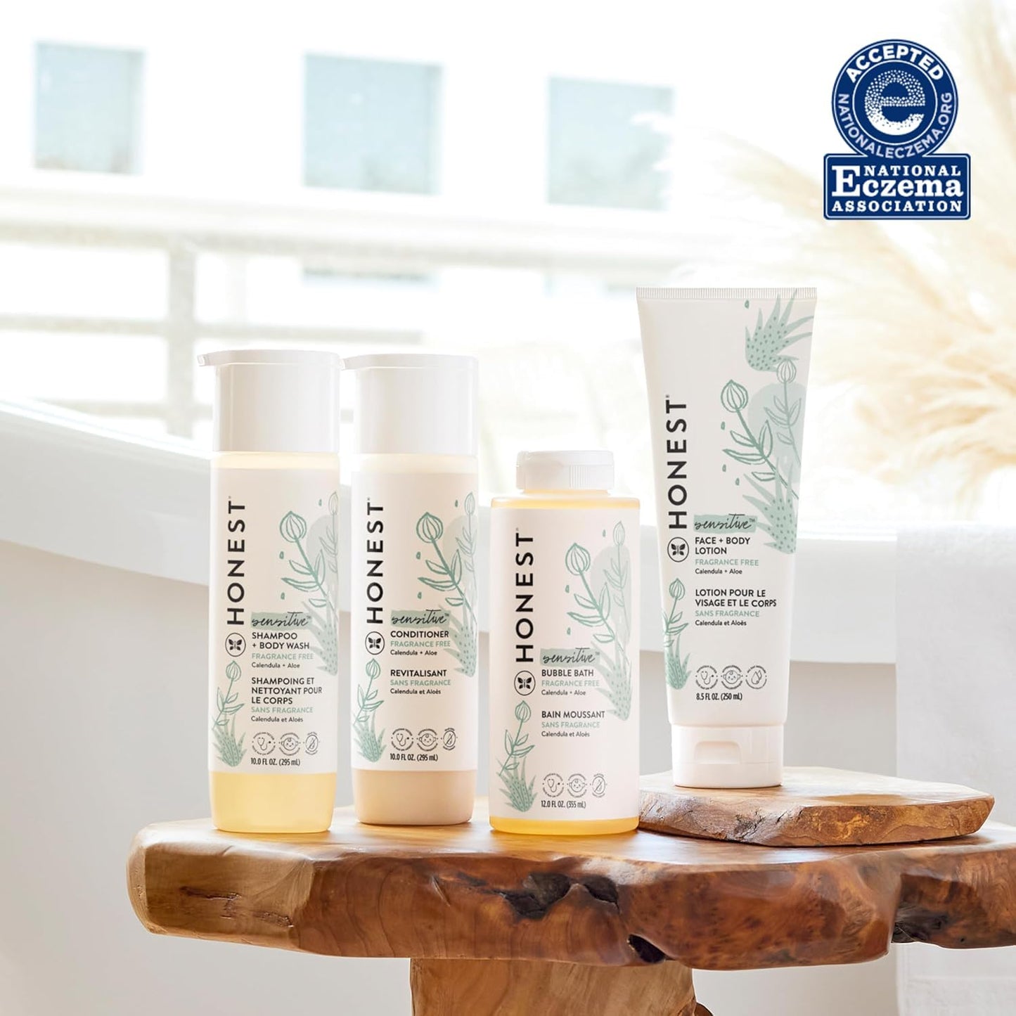 The Honest Company Silicone-Free Conditioner - Gentle & Hypoallergenic | Fragrance-Free, 10 fl oz
