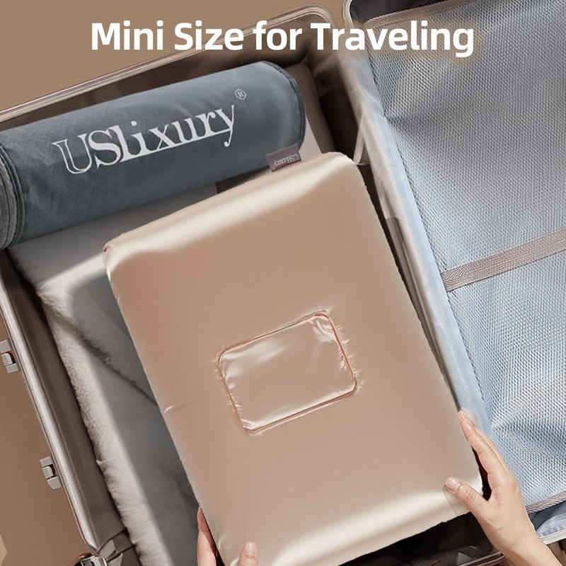 USlixury® Ear Piercing Pillow for Side Sleepers with Off-Center Hole