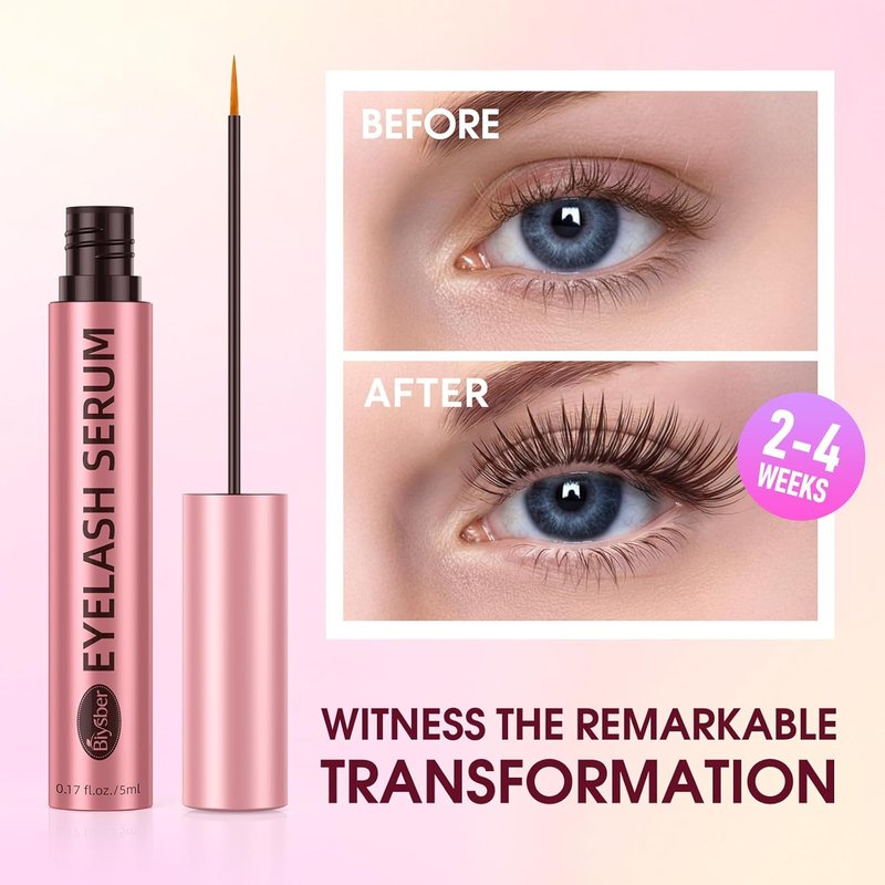 Eyelash Growth Serum - Premium Formula for Longer, Fuller Lashes & Brows | Gentle & Vegan for Sensitive Eyes