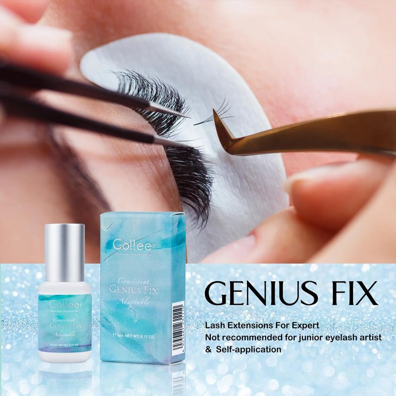Eyelash Extension Glue Lash Glue for Eyelash Extensions - 5ml 1-2 S Fast Drying/Retention 8 Week Eyelash Adhesive for Eyelash Extensions Professional Salon Supplies