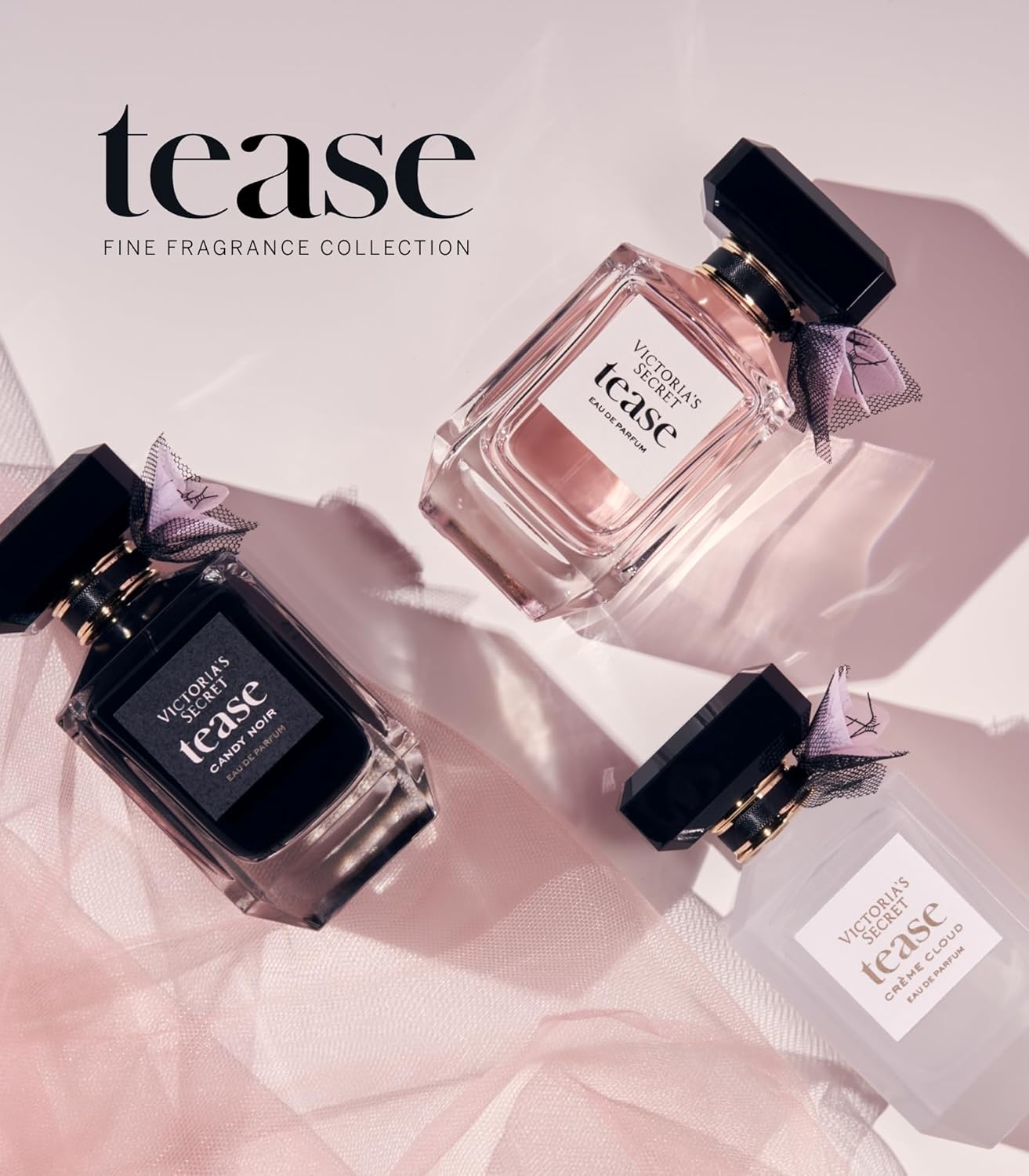 Tease Eau de Parfum by Victoria's Secret | White Gardenia, Anjou Pear & Black Vanilla - 1.7 oz Women's Fragrance