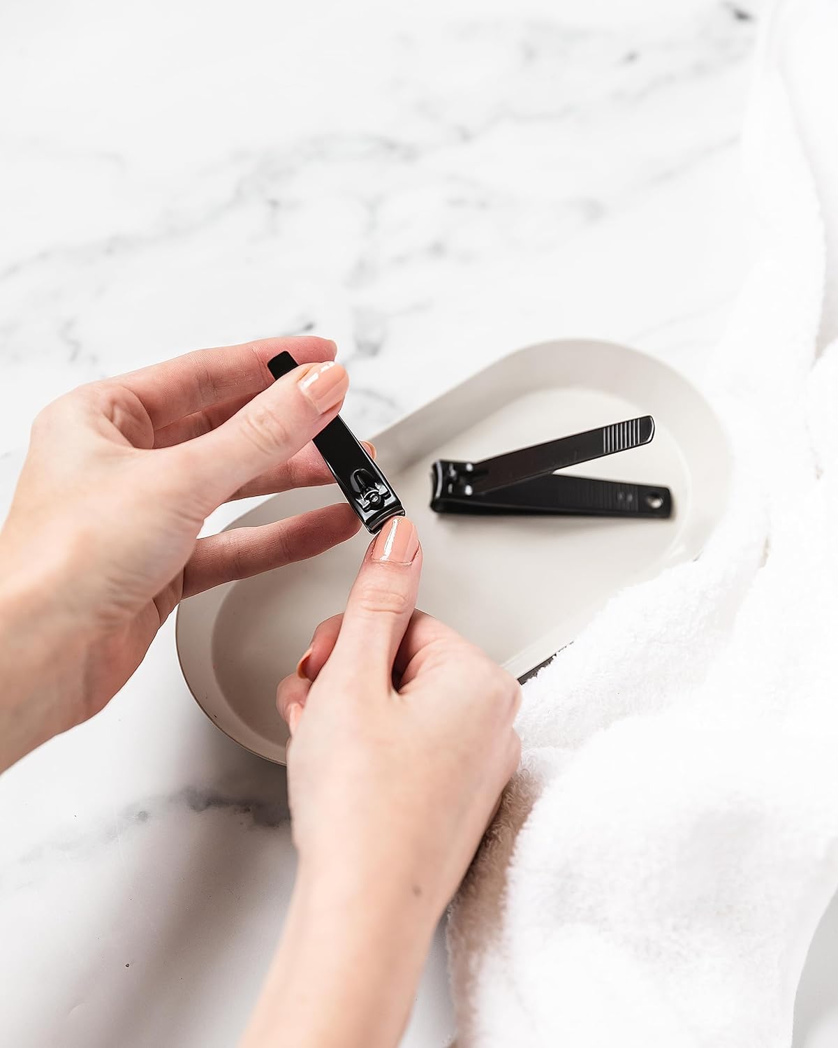 Toenail and Fingernail Clipper Set - Professional Grooming Tool | Black