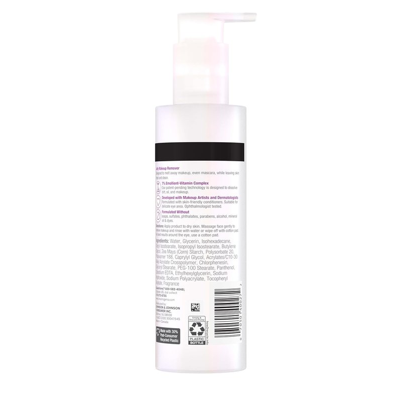 Neutrogena Makeup Melting Jelly Cleanser - Gentle Face & Eye Makeup Remover | 6.3 fl. oz, Oil-Free