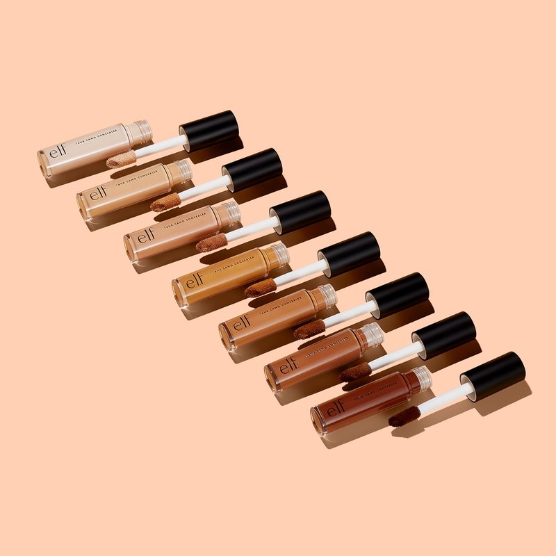 e.l.f. 16HR Camo Concealer, Full Coverage, Matte Finish Under-Eye & Blemish Corrector, Hydrating Formula, 16-Hour Crease-Resistant Wear, Deep Chestnut