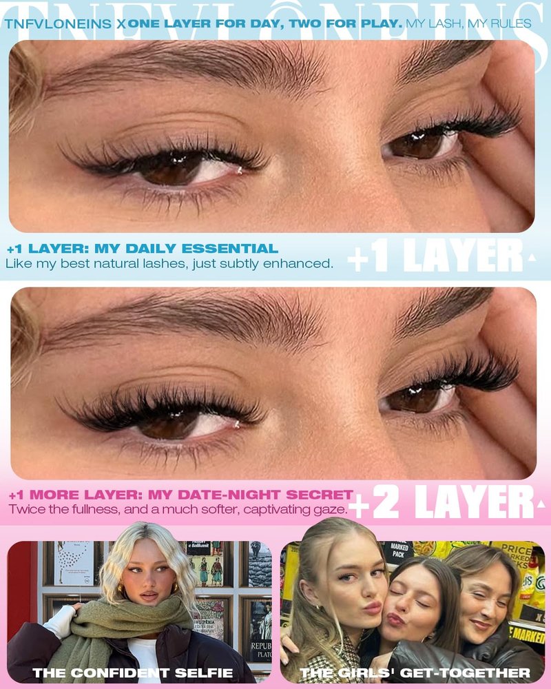 Short Natural Lash Clusters 8-10-12-14MM Wispy Eyelash Clusters Clear Band Lashes Clusters C-Curly Cluster Eyelash Extensions Clean Makeup Individual Lashes Natural Look TNFVLONEINS