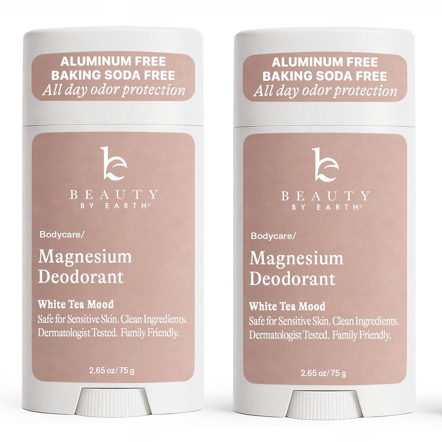 Aluminum Free Deodorant for Women – USA Made Natural Magnesium Deodorant with 55% Organic Ingredients, Baking Soda Free, Long-Lasting All-Day Odor Protection, Non-Irritating for Kids & Sensitive Skin