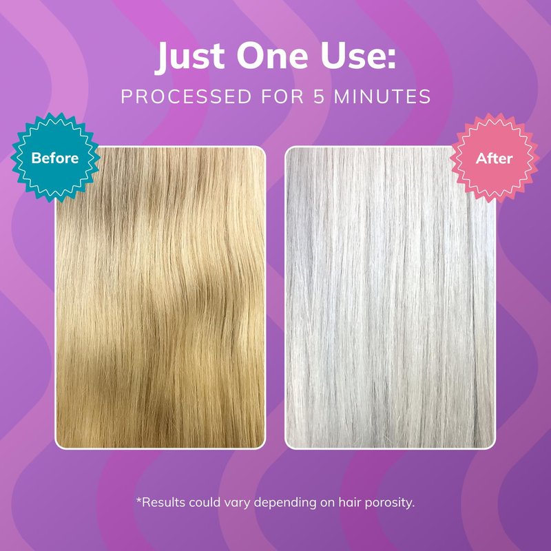 Fanola No Yellow Purple Shampoo - Purple Color Depositing Shampoo for Blondes, Bleached & Grey Hair - Formulated with Violet Pigment to Remove Brassy Tones from Hair (33.8 Fl oz)
