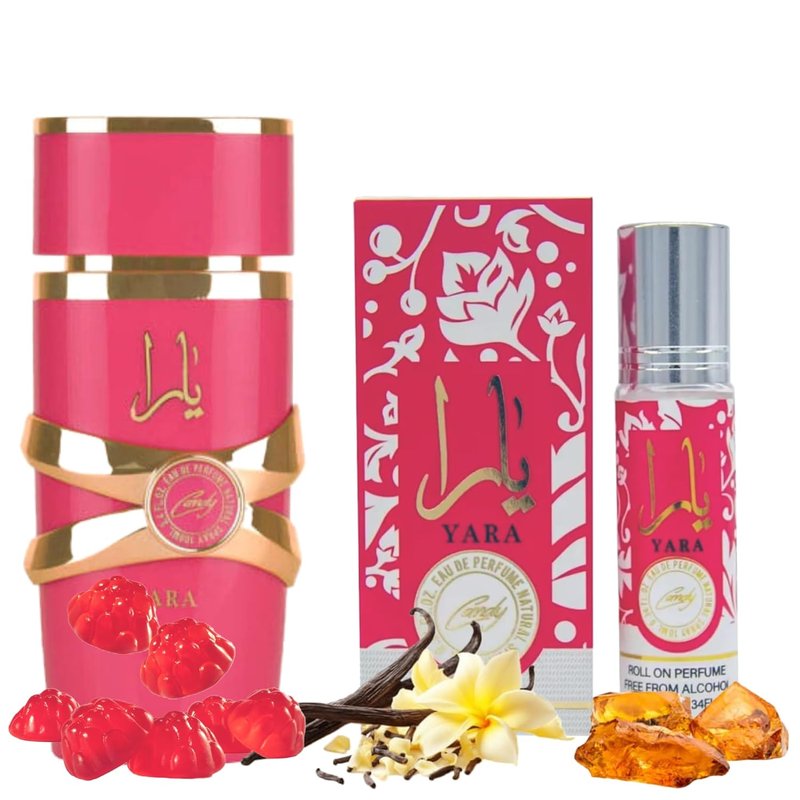 Equivalence Perfume Oil - Roll-On for Women | 0.34 Ounce (10ml) - Sweet Candy Yara Scent