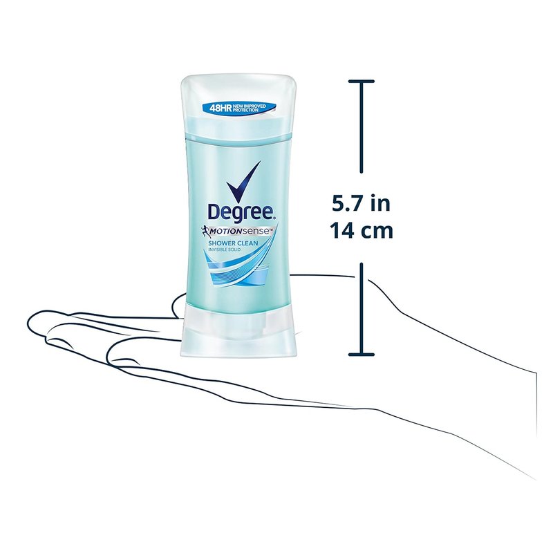 Degree Women Antiperspirant Deodorant Stick - Shower Clean, 2.6 Ounce | Long-Lasting Freshness