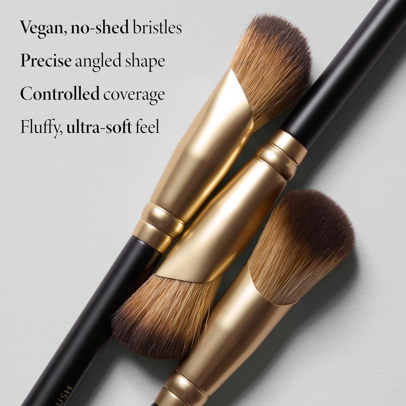 Professional Makeup Brushes - Cruelty-Free Angled Precision Concealer Brush | 17" by Laura Geller New York