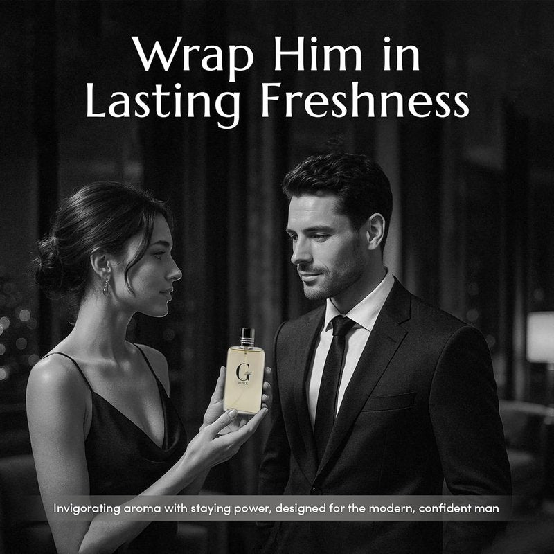 PB ParfumsBelcam G eàu Black Eau De Toilette Spray for Men – 100 mL Affordable, Long-Lasting Fresh Aquatic Fragrance & Spicy Aquatic Scent with Sandalwood & Patchouli for Day & Night Use
