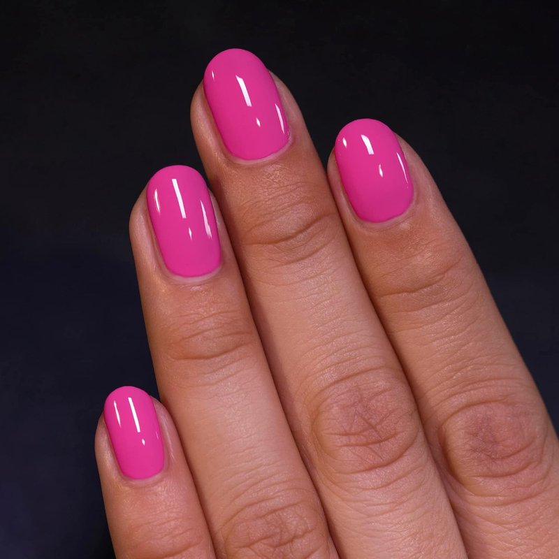 ILNP Pixel Pink Nail Polish - Vivid Pink Cream Finish | Long-Lasting Formula