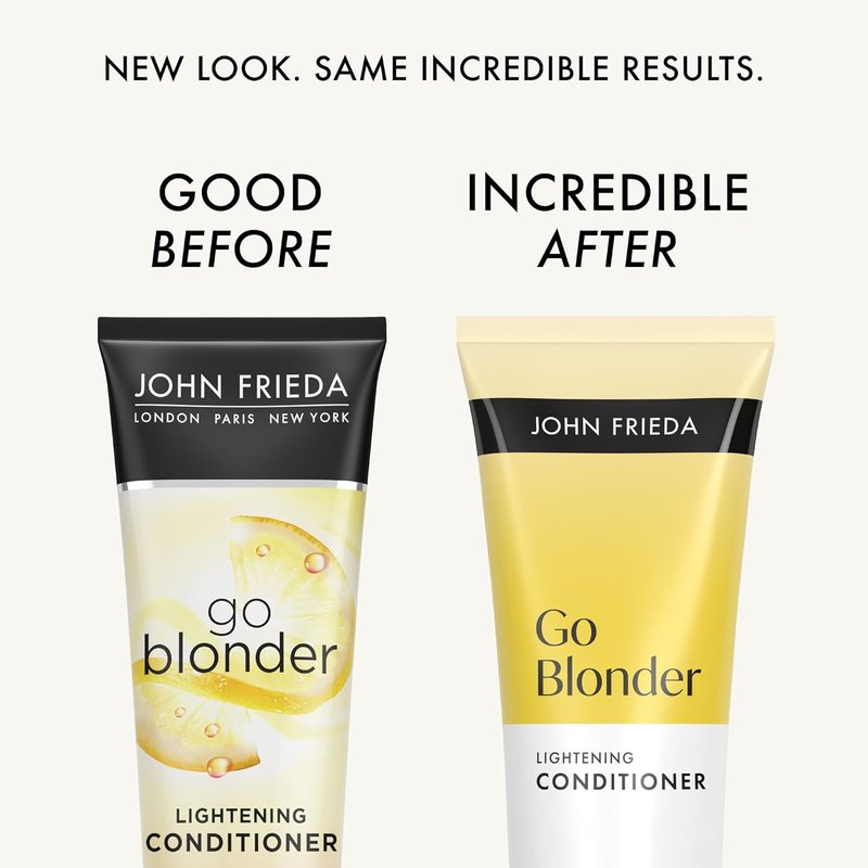 John Frieda Go Blonder Conditioner - Hydrating & Shine-Enhancing for Blonde Hair, 8.3 Fl Oz