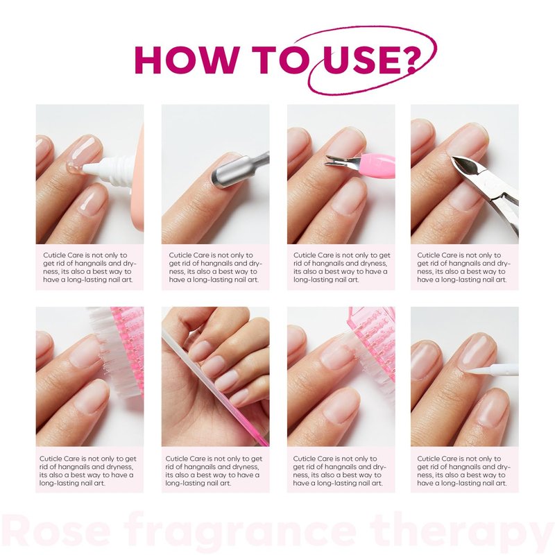 Modelones Cuticle Remover Kit - Complete Nail Care Set with Liquid, Oil Pen, Trimmer & Nipper