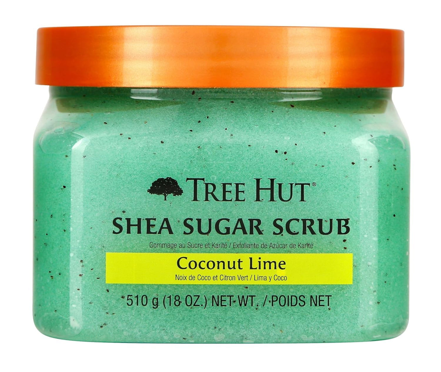 Tree Hut Shea Sugar Scrub - Coconut Lime Exfoliating Body Scrub for Smooth, Glowing Skin | 18 oz