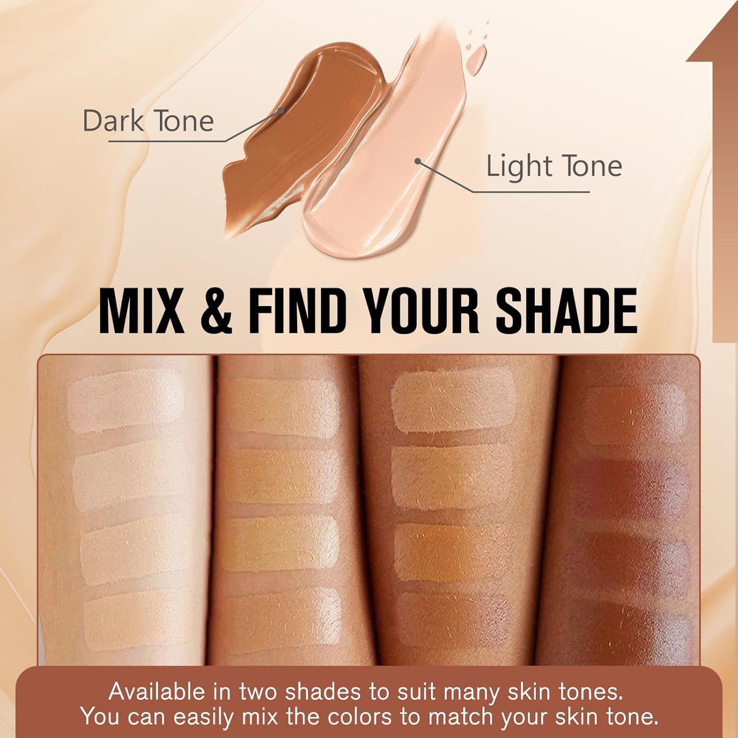 Tattoo Cover Up Cream - Waterproof Concealer for Tattoos, Scars & Spots | Long-Lasting & Sweatproof, 2 Colors Available