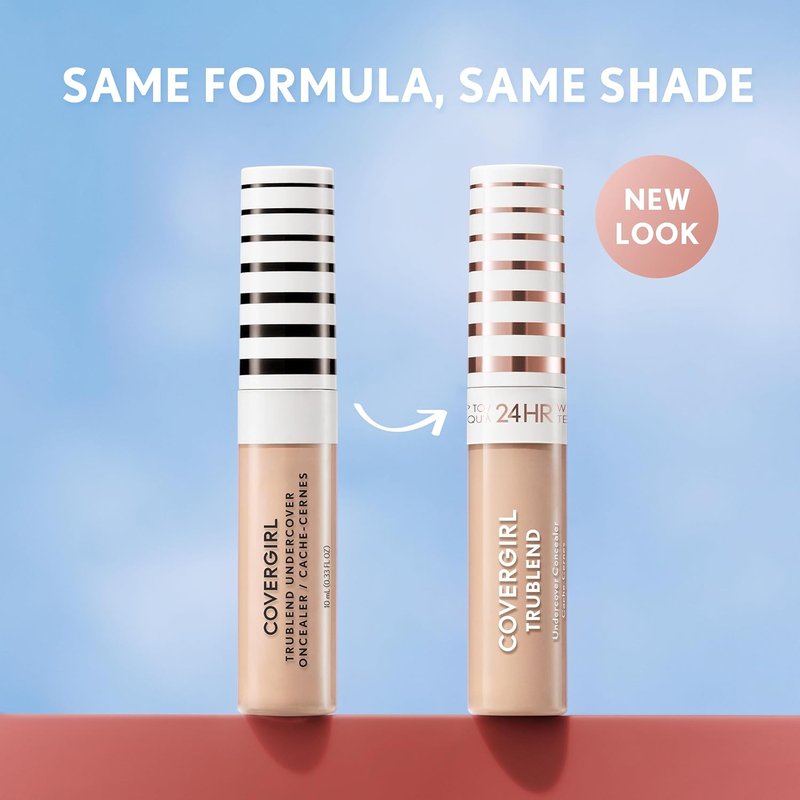 COVERGIRL TruBlend Undercover Concealer - Buildable Full Coverage, 24-Hour Matte Finish | L900 Classic Beige
